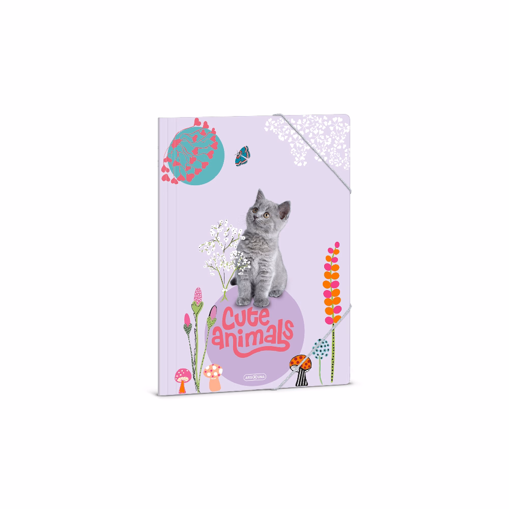 Gumis mappa ARS UNA A/4 Cute Animals-Kitten