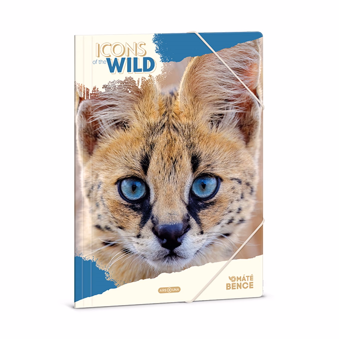 Gumis mappa ARS UNA A/4 Icons of the Wild-Serval