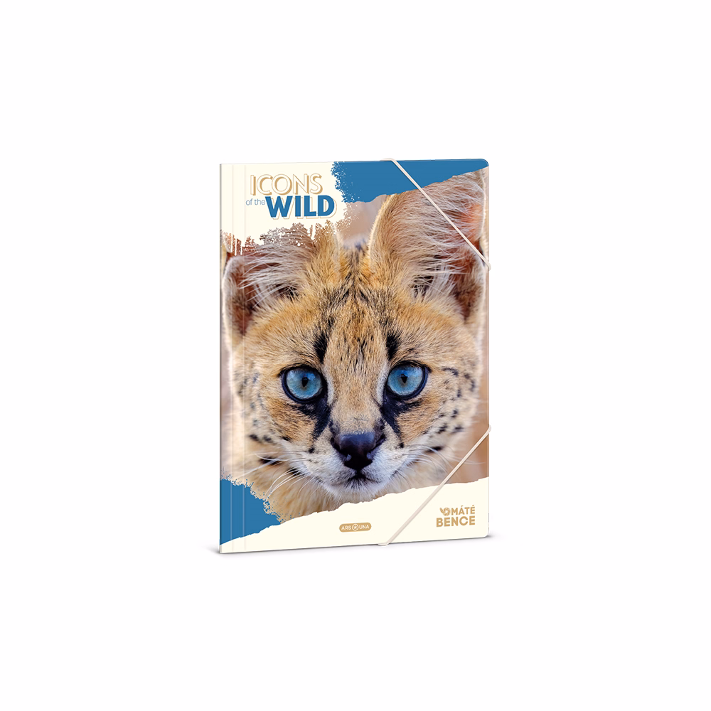 Gumis mappa ARS UNA A/4 Icons of the Wild-Serval