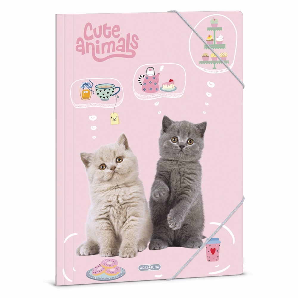 Gumis mappa ARS UNA A/4 Cute Animals-Tea Party