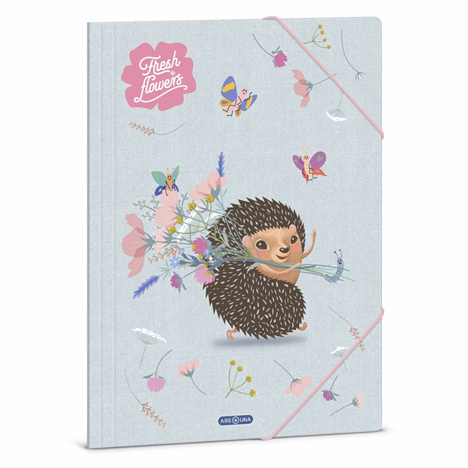 Gumis mappa ARS UNA A/4 Fresh Flowers 5535