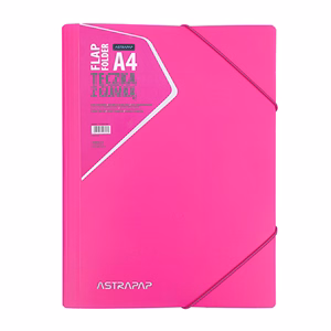 Gumis mappa ASTRA PP neonline A/4 vegyes színekben