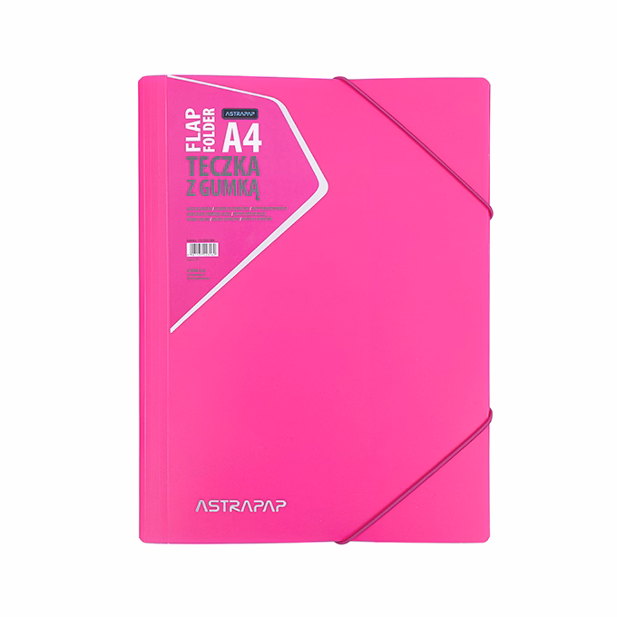 Gumis mappa ASTRA PP neonline A/4 vegyes színekben