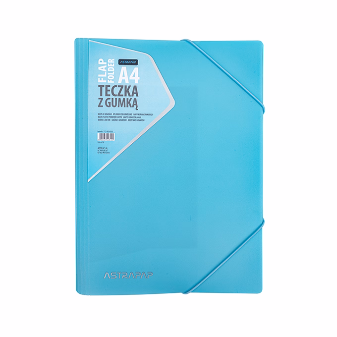 Gumis mappa ASTRA PP pasztelline A/4 vegyes színekben