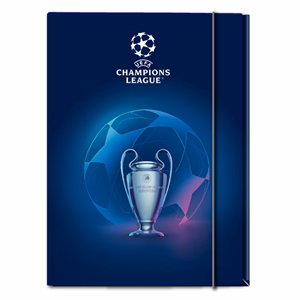 Gumis mappa CHAMPIONS LEAGUE A/4 kék