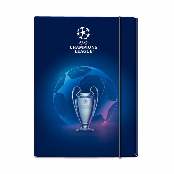 Gumis mappa CHAMPIONS LEAGUE A/4 kék
