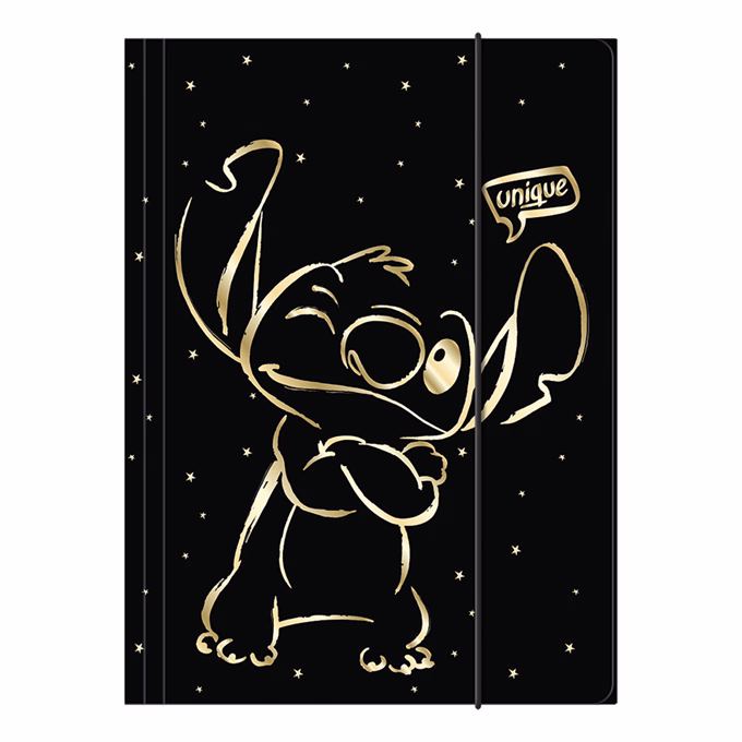 Gumis mappa COOLPACK Stitch Gold 1. A/4