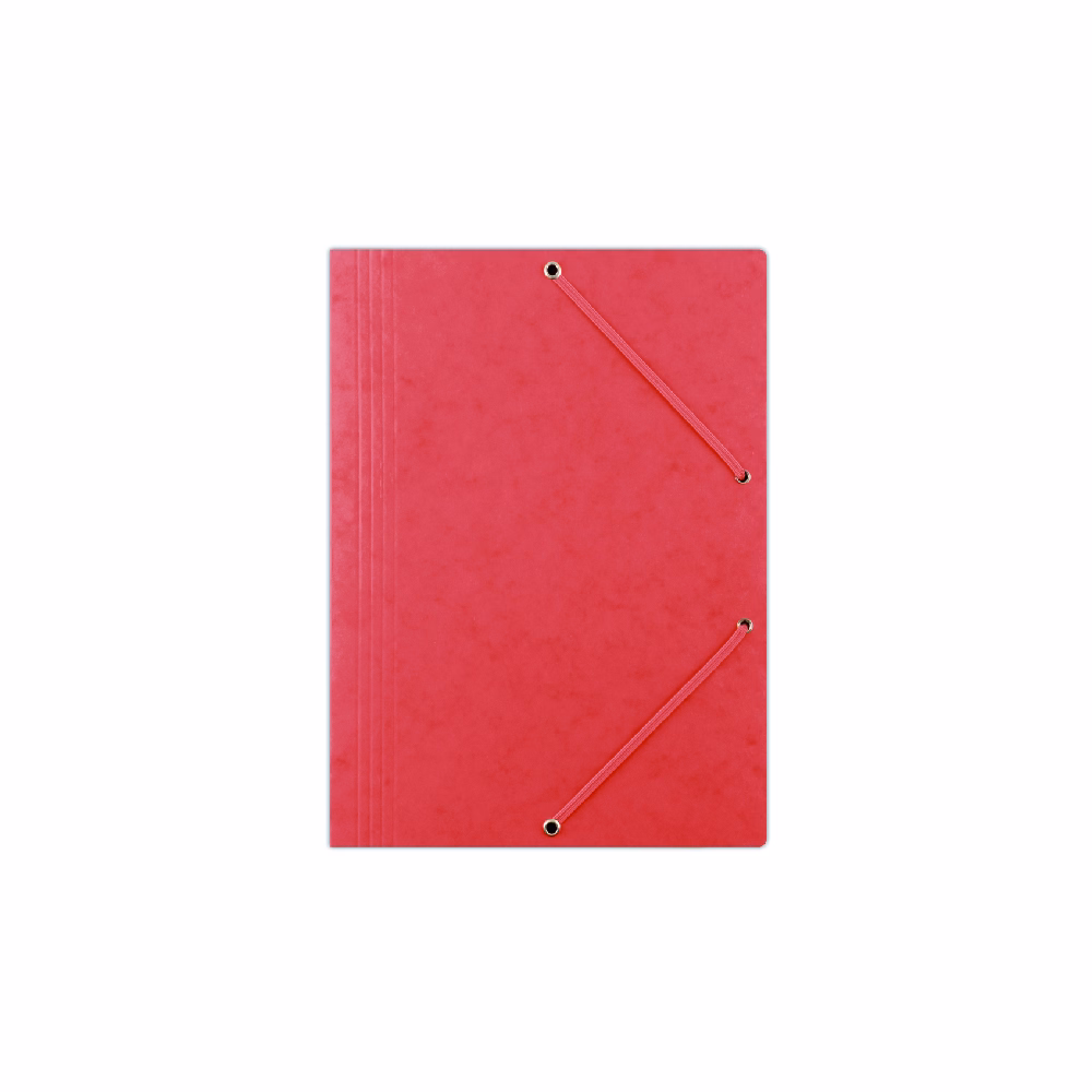 Gumis mappa DONAU A/4 prespán piros
