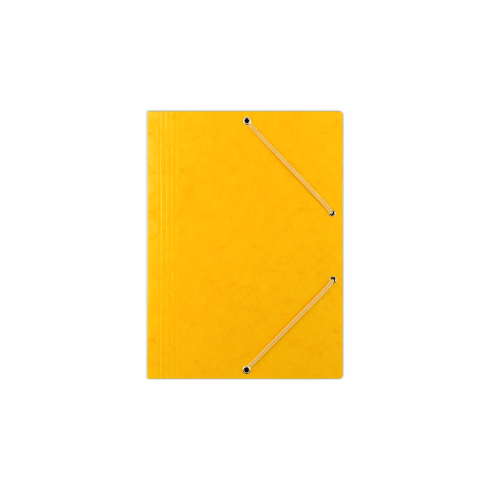 Gumis mappa DONAU A/4 prespán sárga