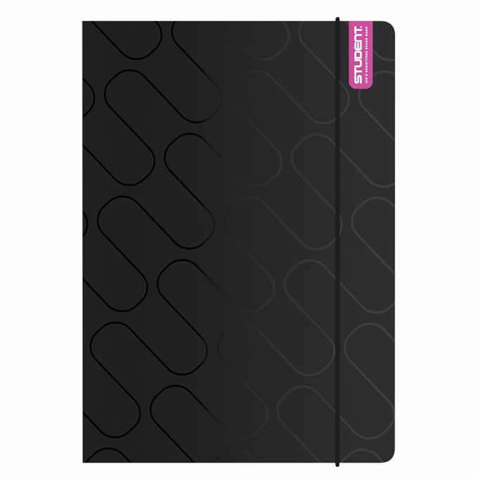 Gumis mappa ICO Student A/4 Black Prémium