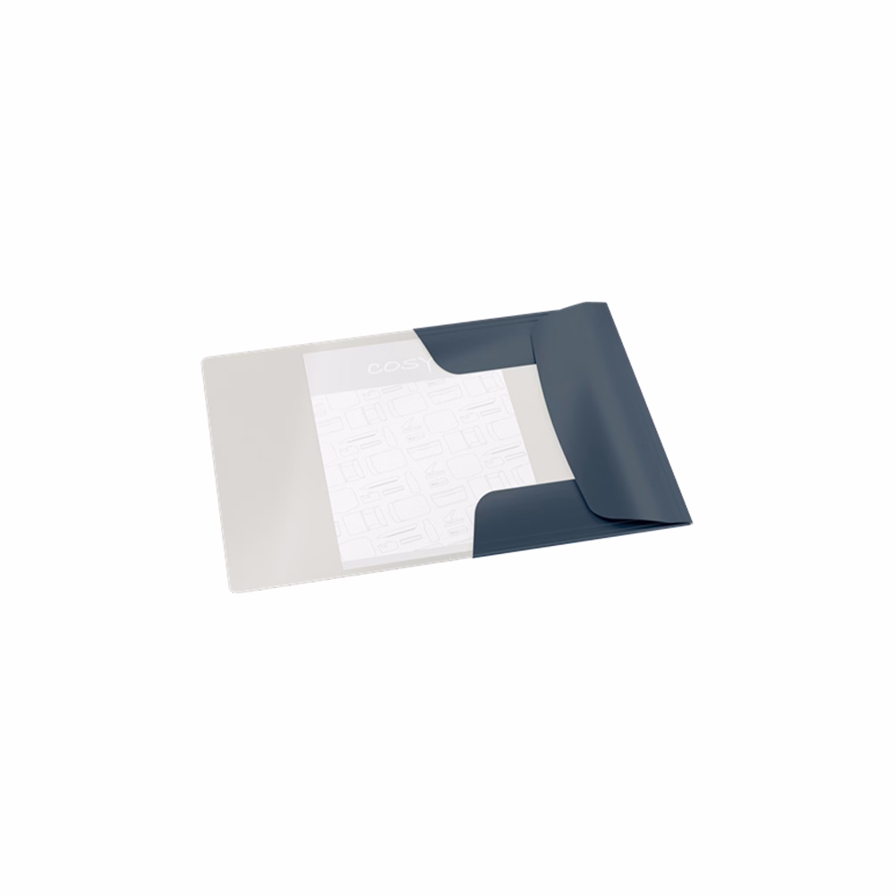 Gumis mappa LEITZ Cosy Soft Touch A/4 karton bársonyszürke