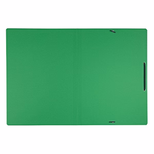 Gumis mappa LEITZ Recycle karton A/4 zöld