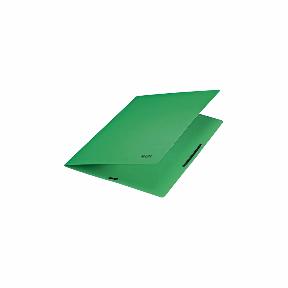 Gumis mappa LEITZ Recycle karton A/4 zöld