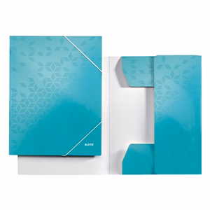 Gumis mappa LEITZ Wow A/4 karton 15 mm jégkék Gumis mappa LEITZ Wow A/4 karton 15 mm jégkék