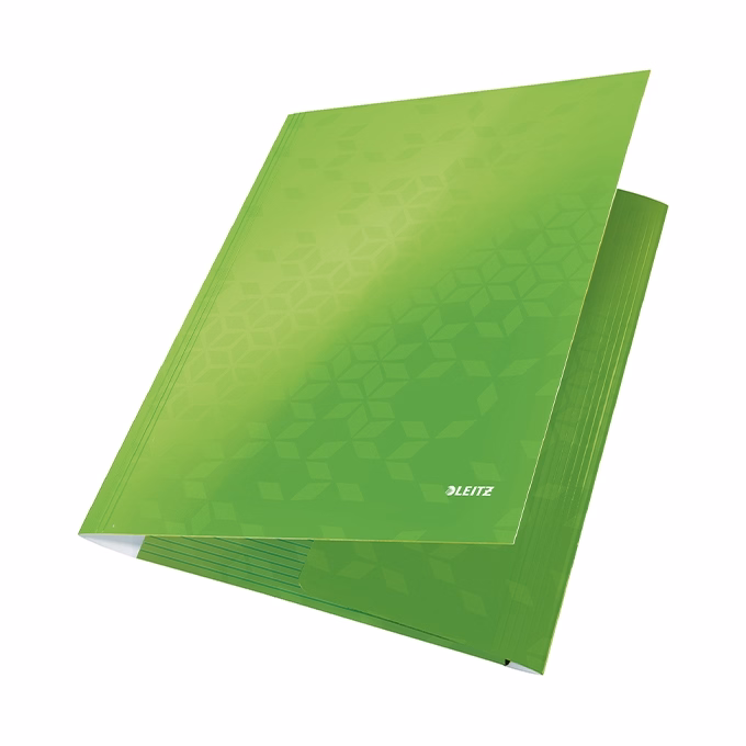 Gumis mappa LEITZ Wow A/4 karton 15 mm zöld Gumis mappa LEITZ Wow A/4 karton 15 mm zöld