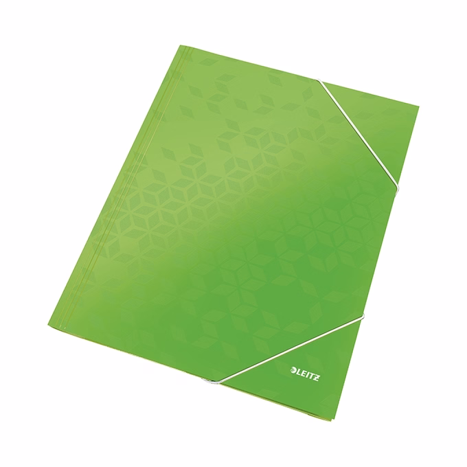 Gumis mappa LEITZ Wow A/4 karton 15 mm zöld Gumis mappa LEITZ Wow A/4 karton 15 mm zöld