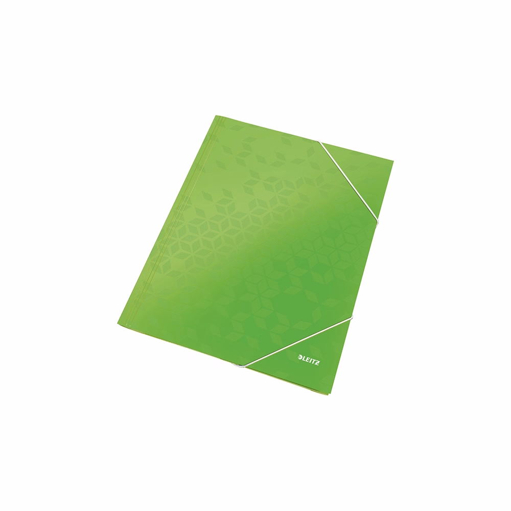 Gumis mappa LEITZ Wow A/4 karton 15 mm zöld Gumis mappa LEITZ Wow A/4 karton 15 mm zöld