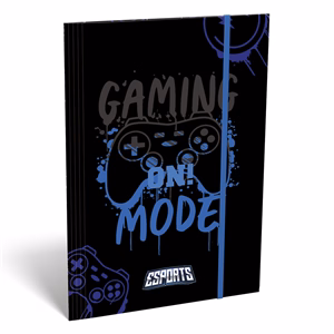 Gumis mappa LIZZYSULI A/4 Esport Gamer On Duty