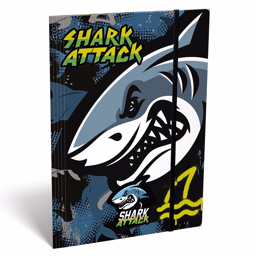 Gumis mappa LIZZYSULI A/4 Shark Attack