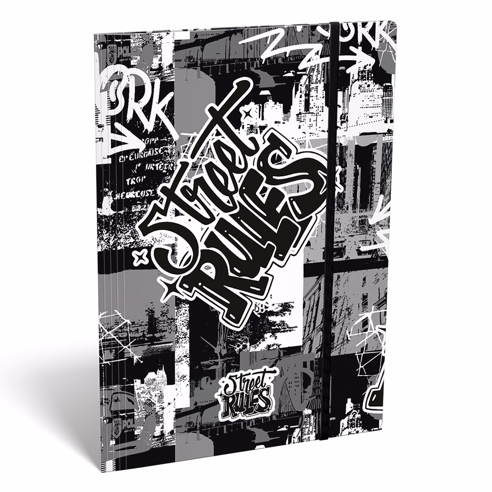 Gumis mappa LIZZYSULI A/4 Streer rules