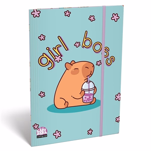 Gumis mappa LIZZYSULI A/5 Lollipop Capybara