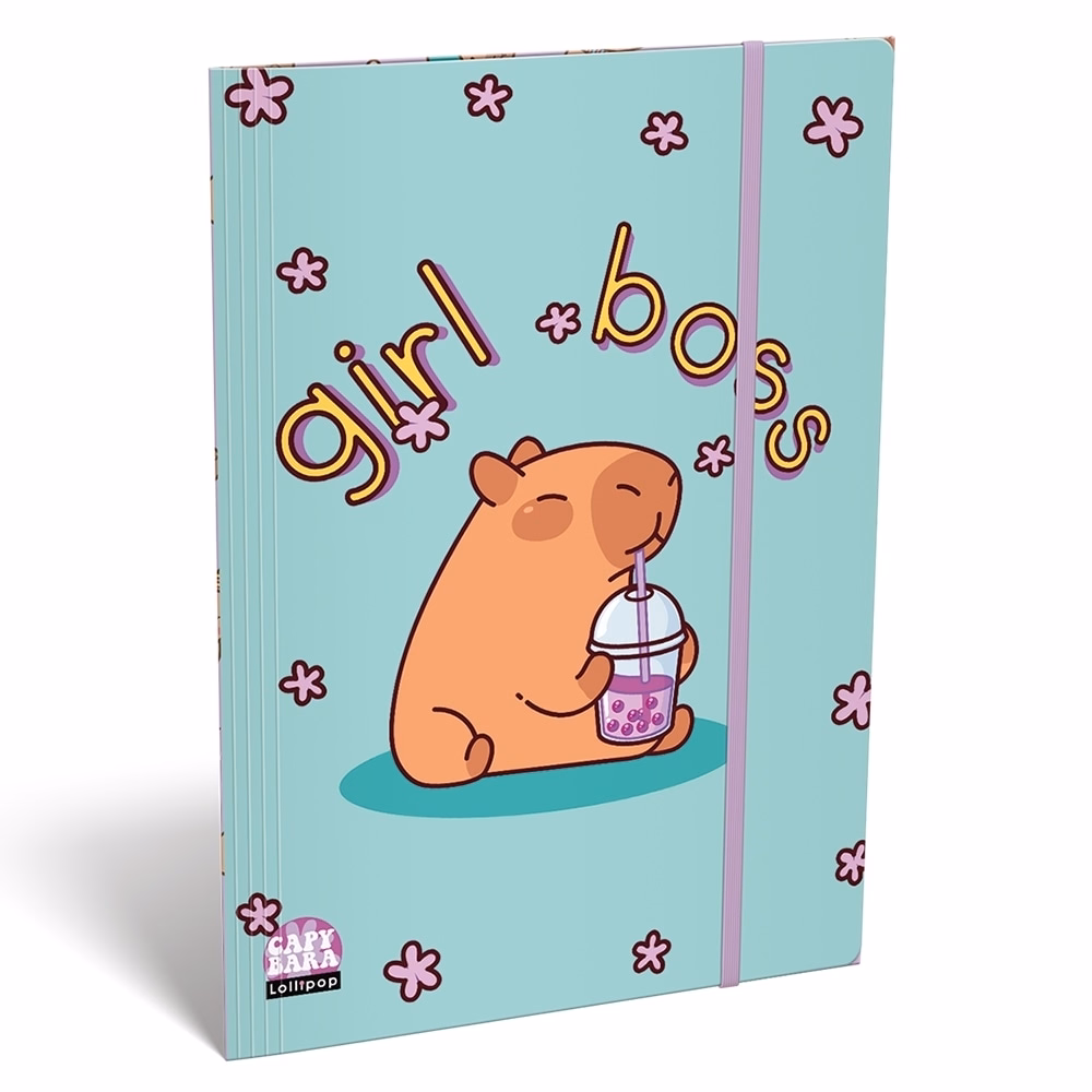 Gumis mappa LIZZYSULI A/5 Lollipop Capybara