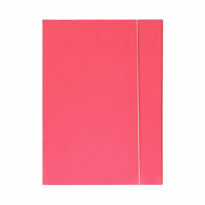 Gumis mappa OPTIMA A/4 fluo pink 600 g