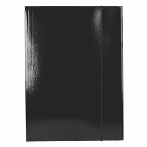 Gumis mappa OPTIMA A/4 fekete 600 g