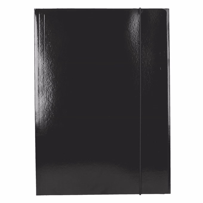 Gumis mappa OPTIMA A/4 fekete 600 g