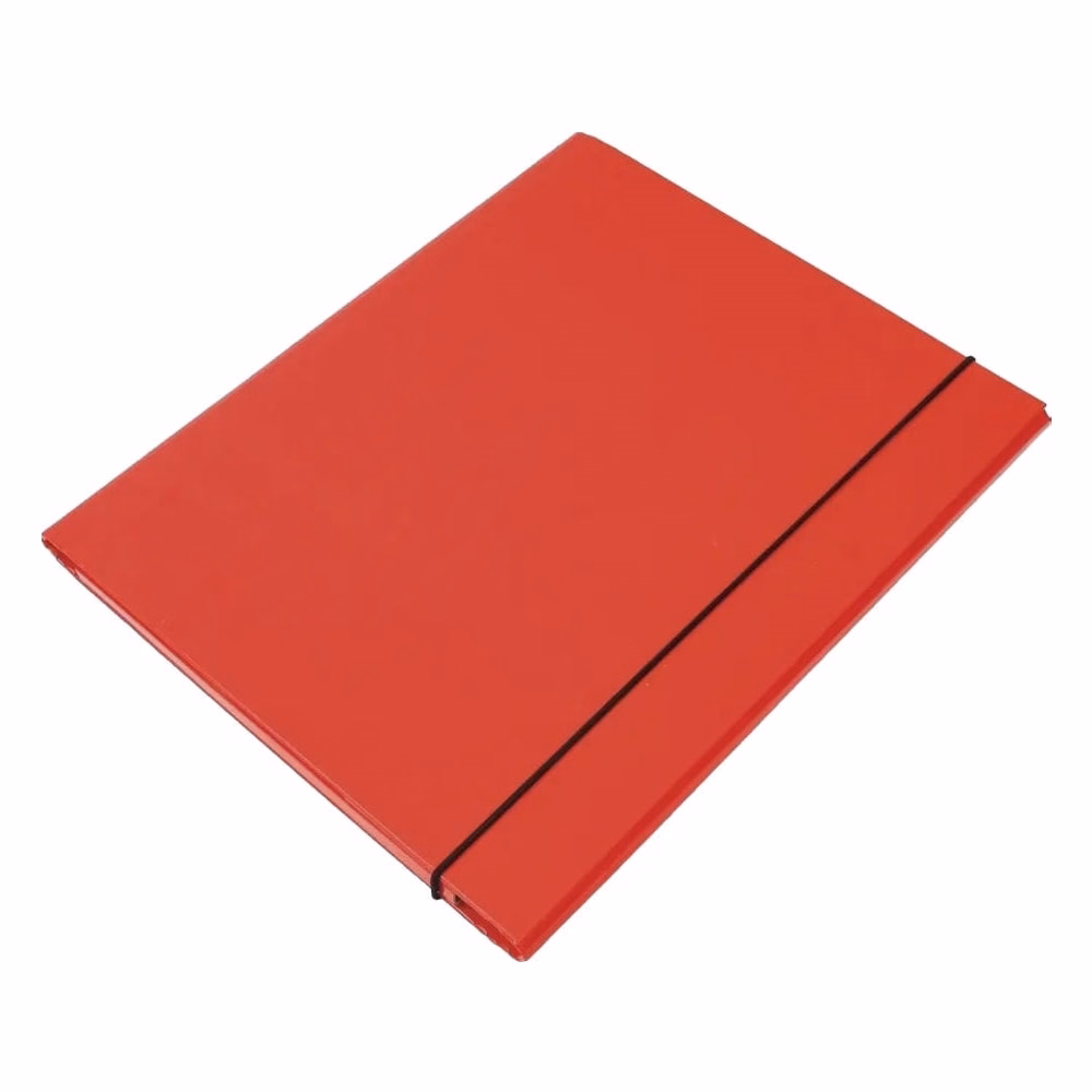 Gumis mappa OPTIMA A/4 fényes piros 1 kg