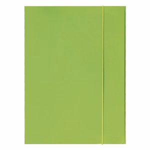 Gumis mappa OPTIMA A/4 fluo zöld 600 g