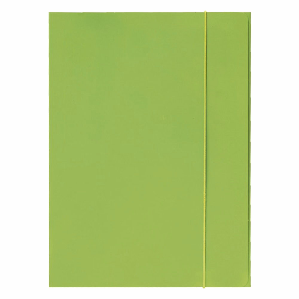 Gumis mappa OPTIMA A/4 fluo zöld 600 g
