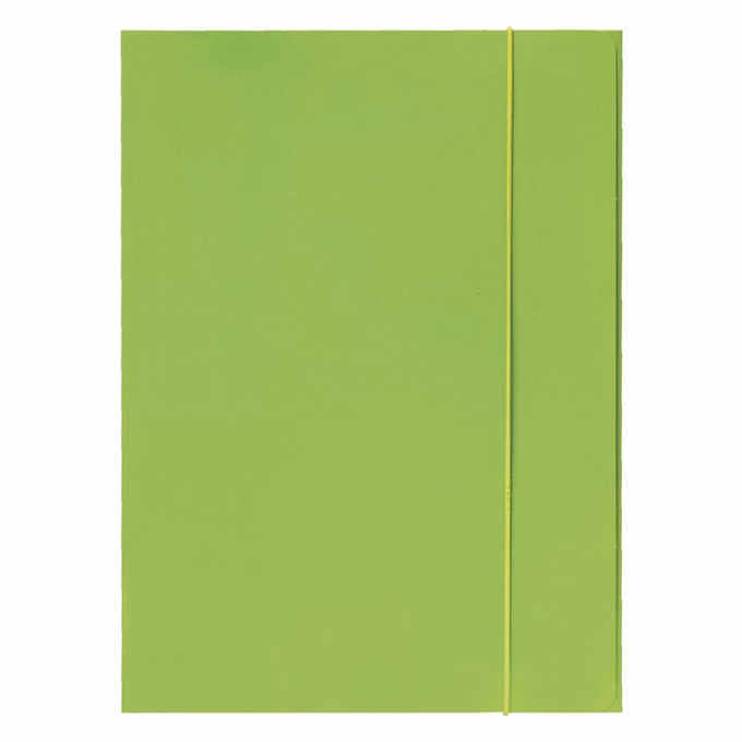 Gumis mappa OPTIMA A/4 fluo zöld 600 g