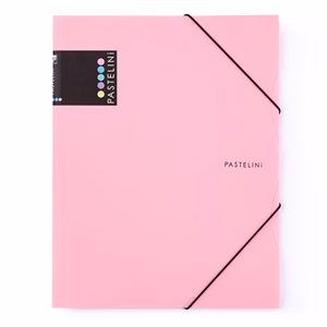 Gumis mappa PASTELINI PP A/4 pink
