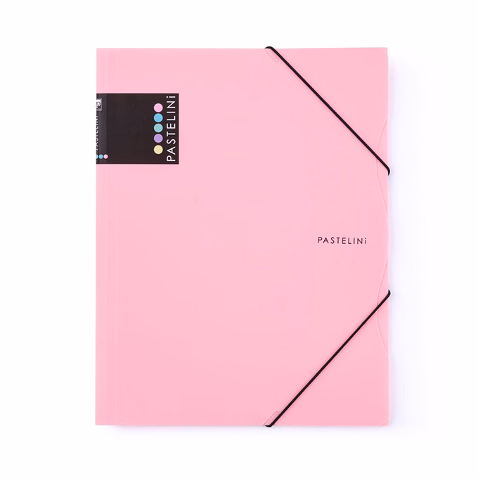 Gumis mappa PASTELINI PP A/4 pink