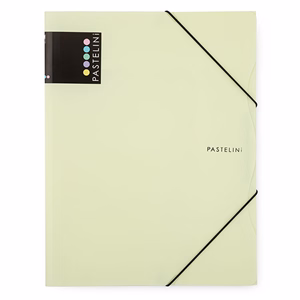 Gumis mappa PASTELINI PP A/4 sárga