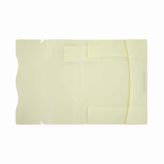 Gumis mappa PASTELINI PP A/4 sárga