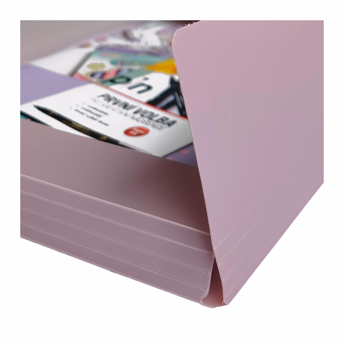 Gumis mappa SPOKO ReLeaf PP A/4 SoftTouch lila