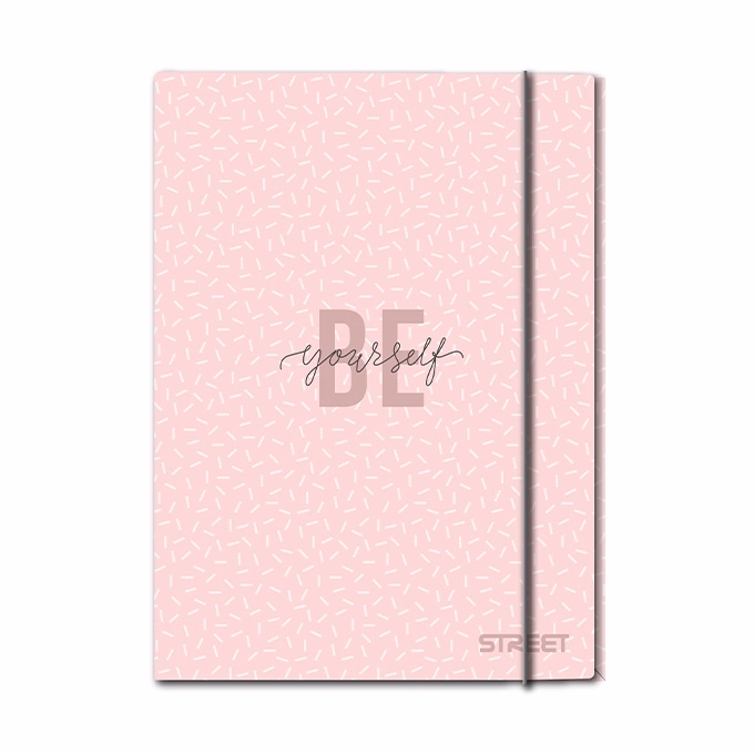 Gumis mappa STREET A/4 1 cm gerincvastag Be yourself