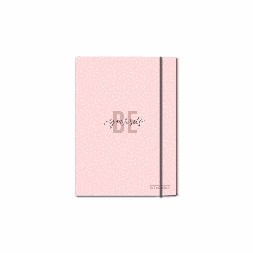 Gumis mappa STREET A/4 1 cm gerincvastag Be yourself