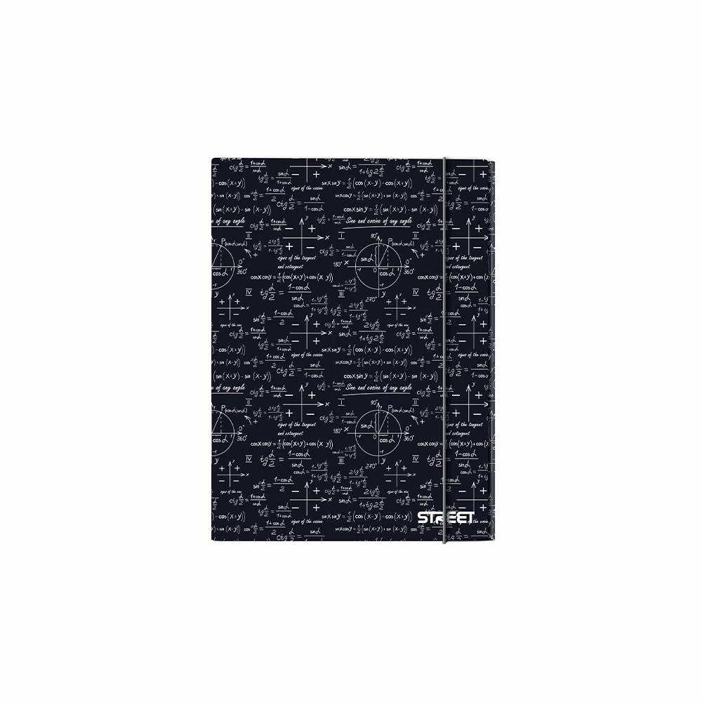 Gumis mappa STREET A/4 1 cm gerincvastag Math