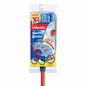 Gyorsfelmosó VILEDA 3Action Velour kék