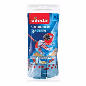Gyorsfelmosó VILEDA 3Action Velour kék