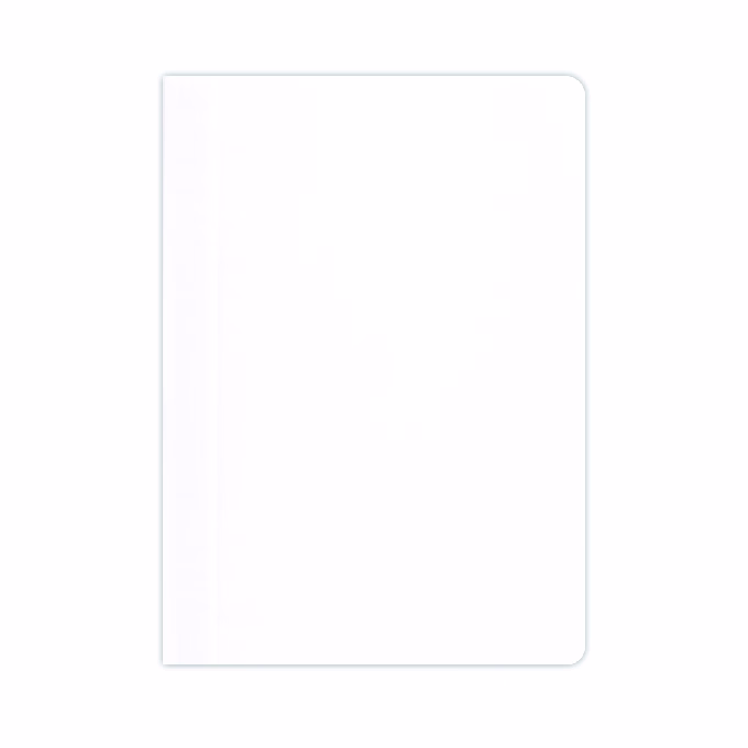 Gyorsfűző DONAU A/4 műanyag fehér 10 darabos