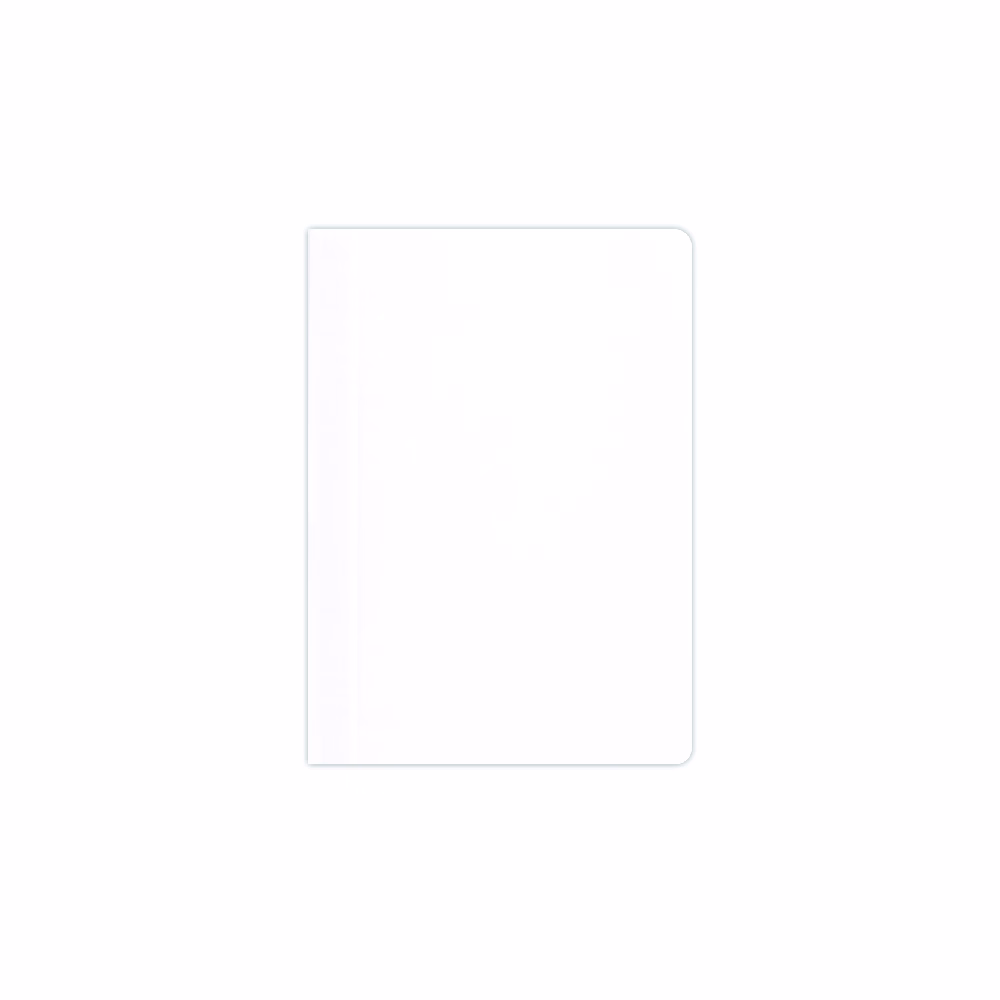 Gyorsfűző DONAU A/4 műanyag fehér 10 darabos