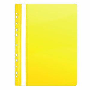 Gyorsfűző DONAU A/4 műanyag lefűzhető citromsárga