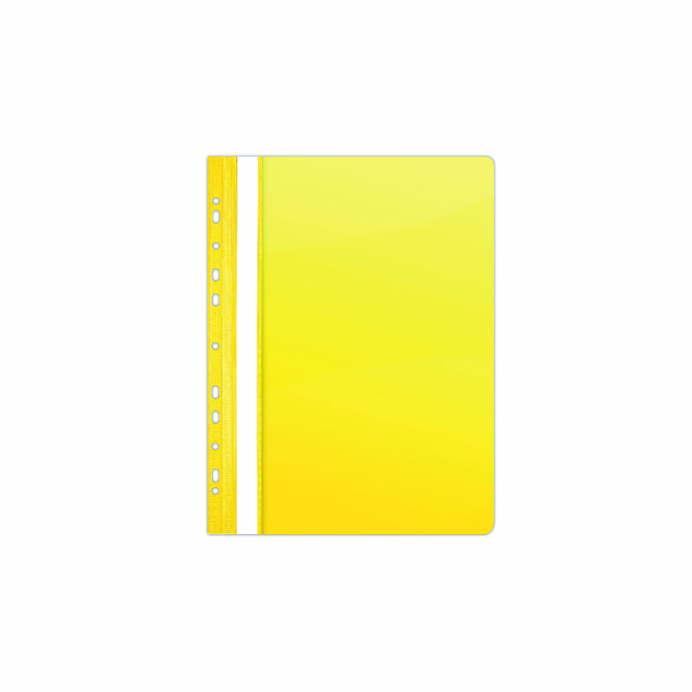 Gyorsfűző DONAU A/4 műanyag lefűzhető citromsárga