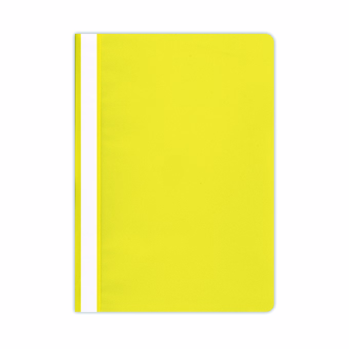 Gyorsfűző DONAU A/4 műanyag sárga 10 darabos