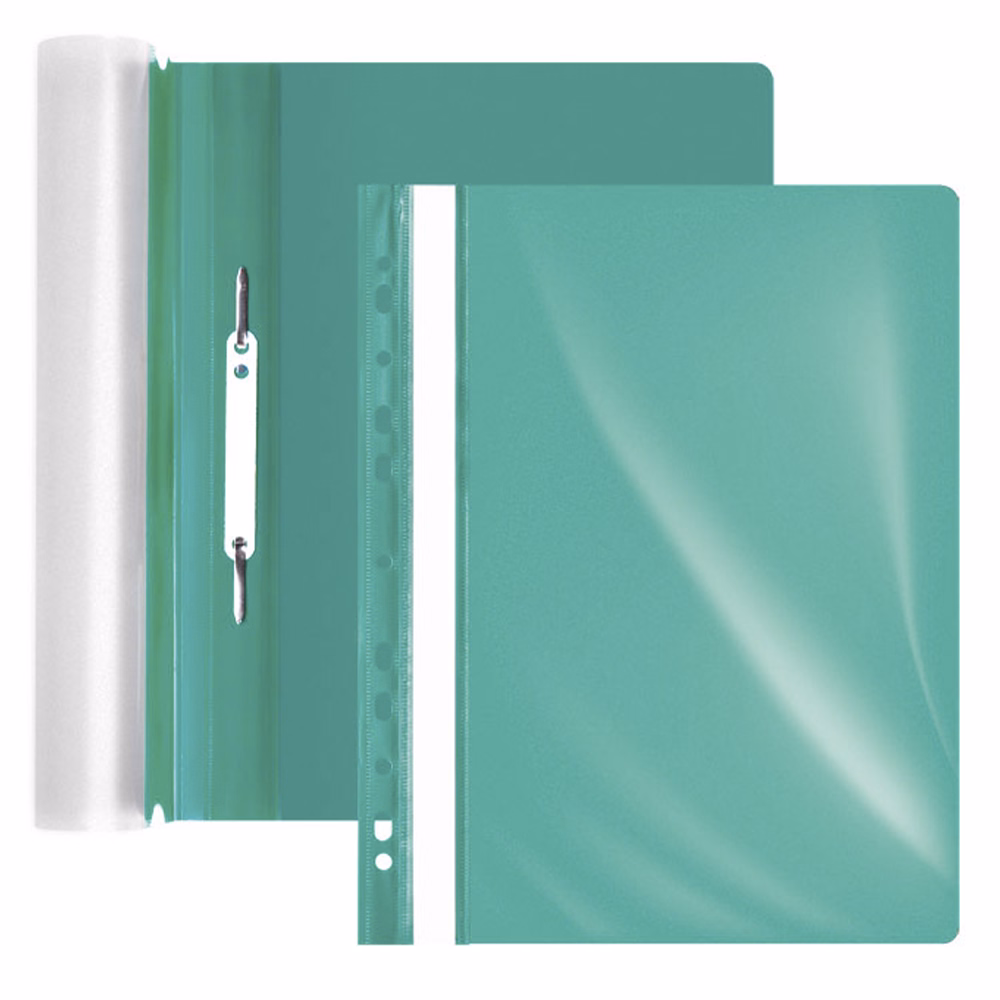 Gyorsfűző FORPUS A/4 műanyag lefűzhető zöld