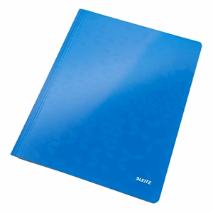 Gyorsfűző LEITZ Wow A/4 laminált karton kék